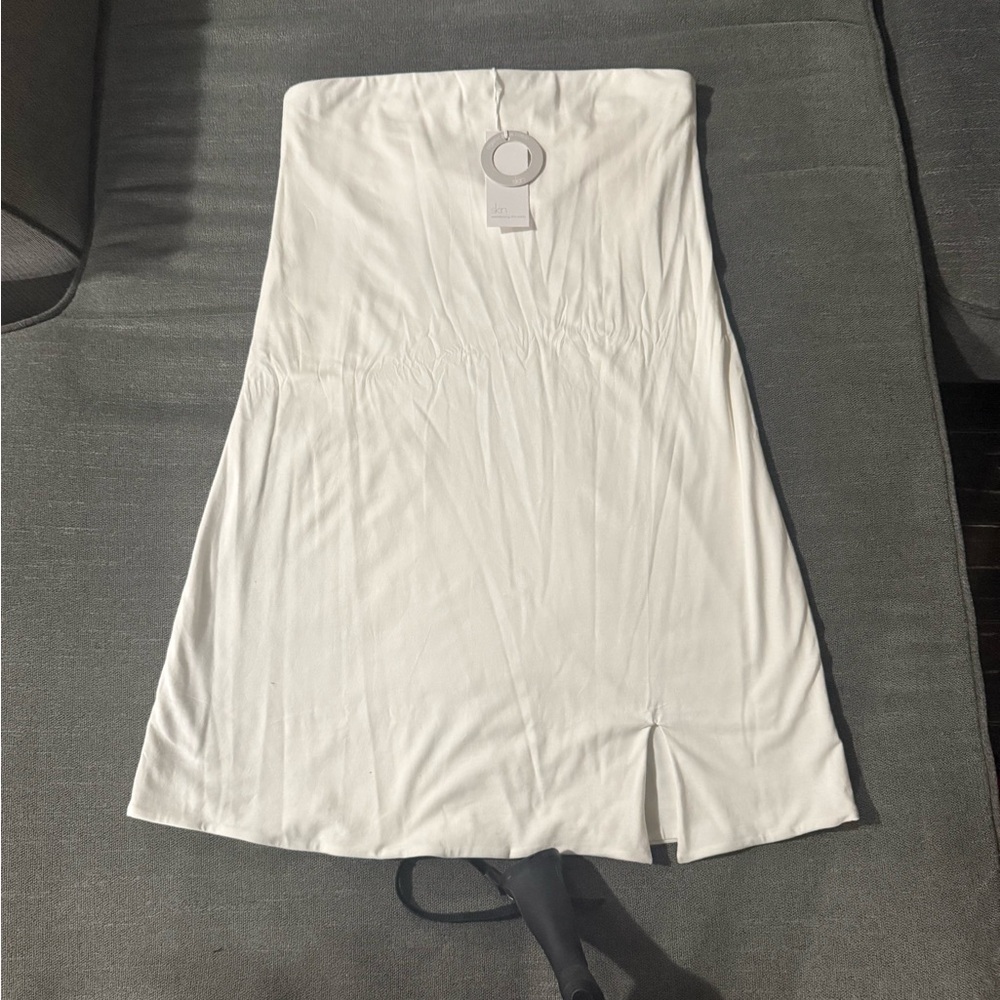 Skin  White Strapless Dress great for summer